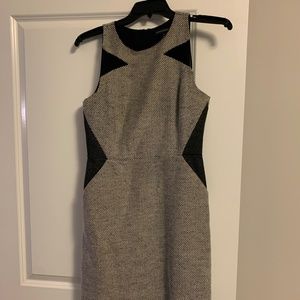 Black and White Sheath Dress